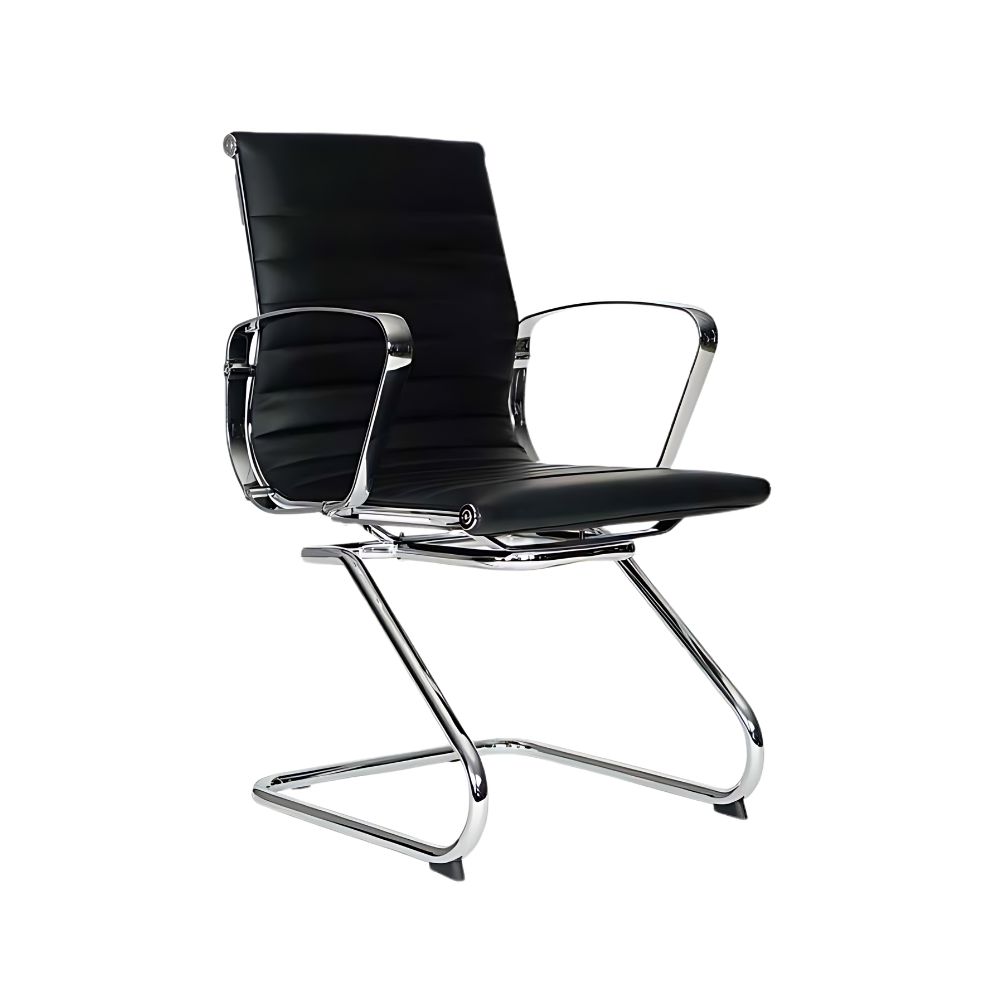 Descubre la elegante silla de visita SKIN I VISITA de Aura Muebles. Combina diseño minimalista y ergonomía para brindar comodidad y estilo en salas de espera, recepciones y reuniones. 