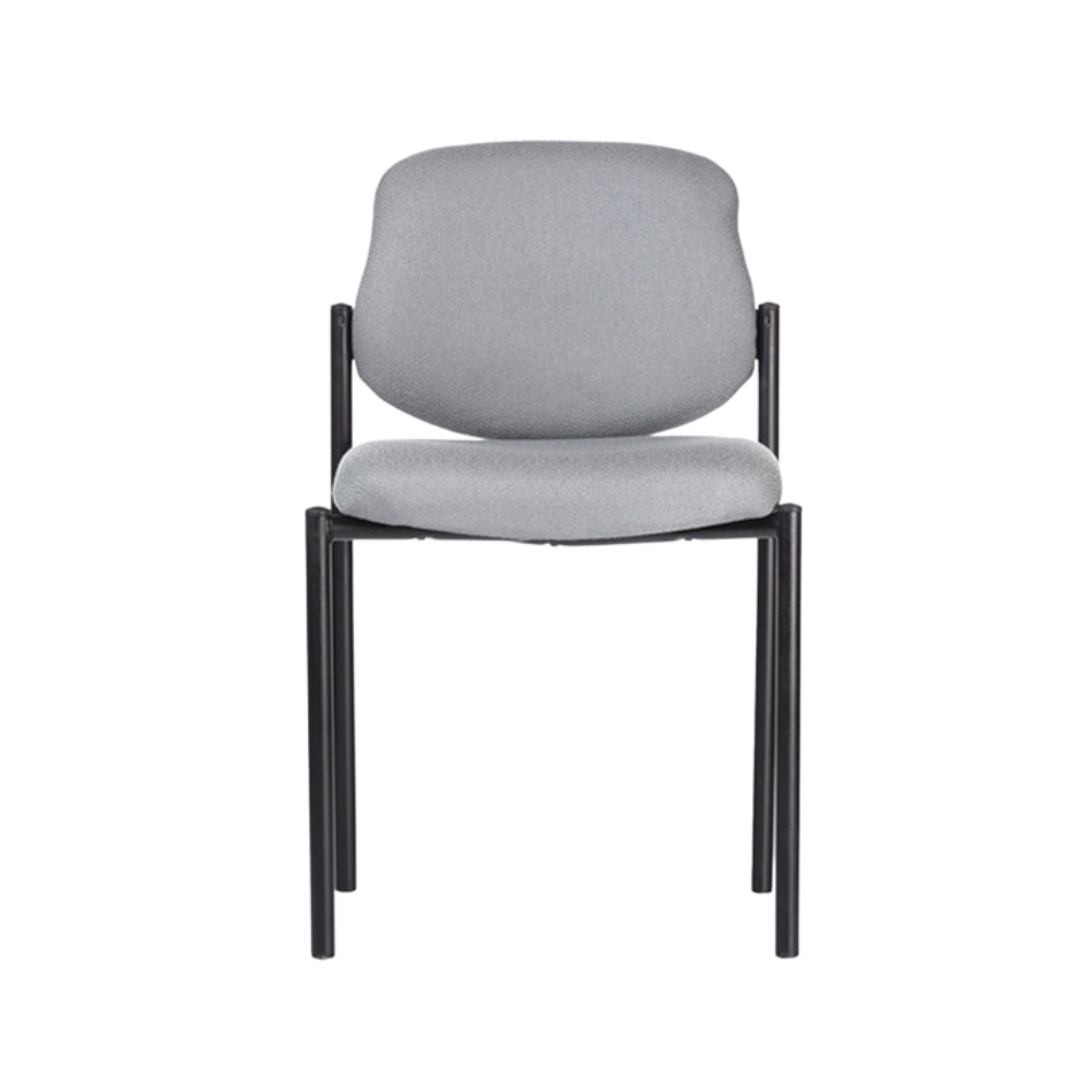 Silla de visita Asiento y respaldo Polipropileno (PP) Tapizado en tela polipropileno 100% con resina acrílica Aura Muebles modelo SKY