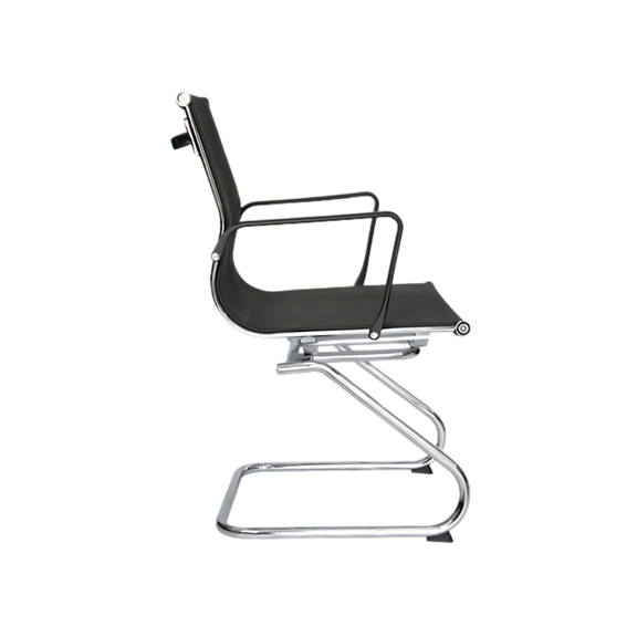 Encuentra la silla de visita modelo TRAVIS OHV-298 en color negro en Aura Muebles. Combina estilo y comodidad en tu oficina con esta silla ajustable para una postura óptima.