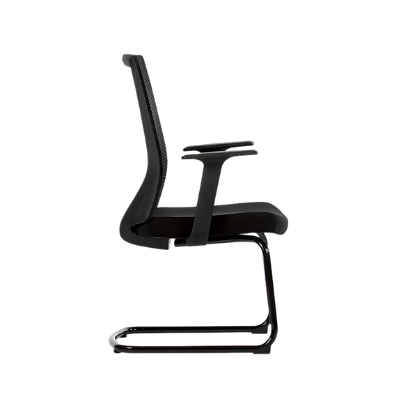 Descubre la elegante y funcional silla de visita VISION BLACK VISITA de Aura Muebles. Ideal para áreas de recepción, salas de espera y reuniones. 