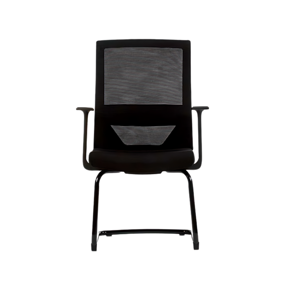 Descubre la elegante y funcional silla de visita VISION BLACK VISITA de Aura Muebles. Ideal para áreas de recepción, salas de espera y reuniones. 