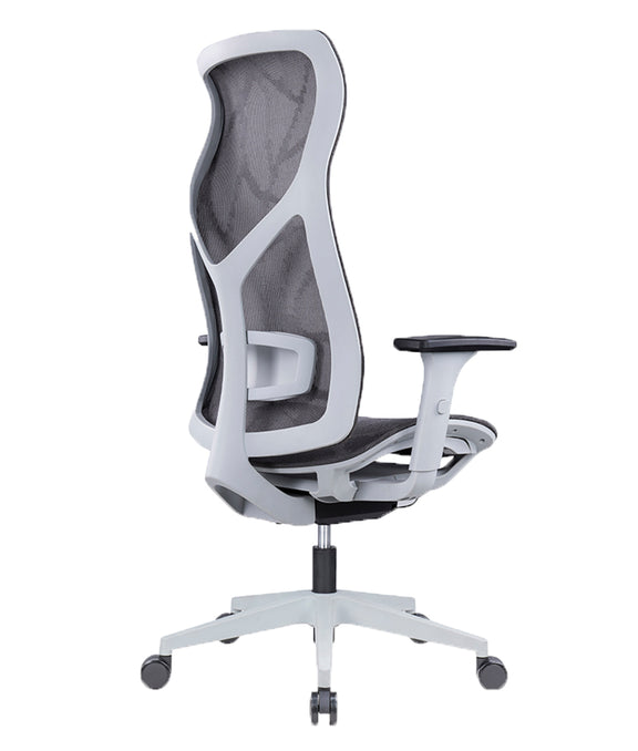 Detalle posterior superior de la silla ejecutiva AB-80 GR.