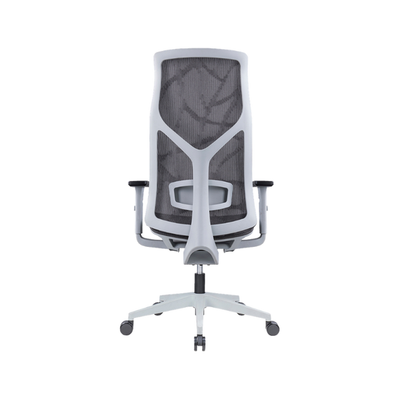 Silla ergonómica de oficina AB-80 GR con malla transpirable Aura Muebles