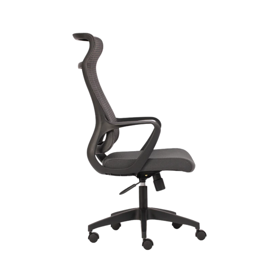 Silla ejecutiva ALZETTE vista lateral Aura Muebles