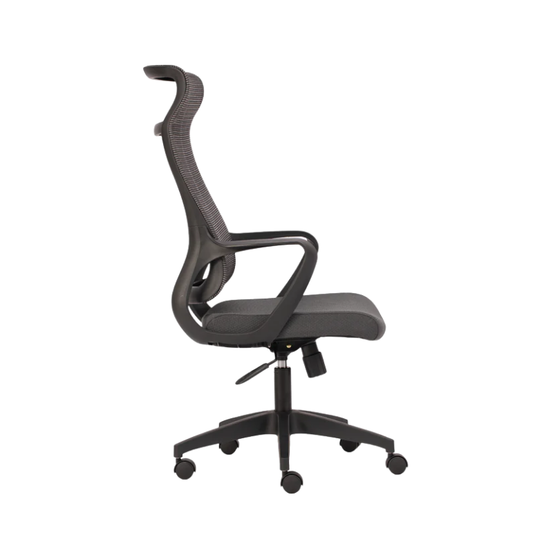 Silla ejecutiva ALZETTE vista lateral Aura Muebles