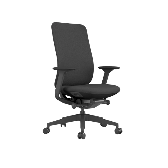 Silla ejecutiva KHUDI OHE-44 negro ergonómica Aura Muebles