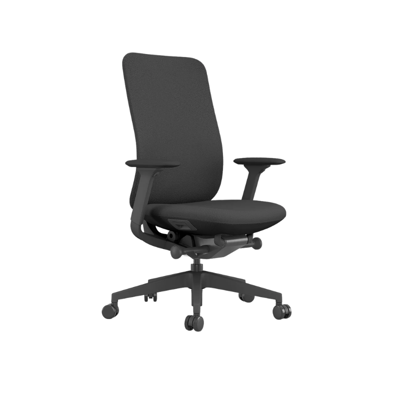Silla ejecutiva KHUDI OHE-44 negro ergonómica Aura Muebles
