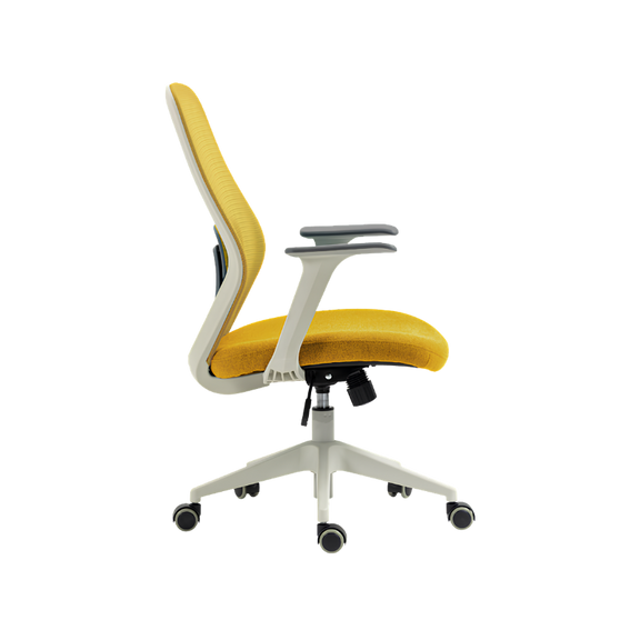 Silla ejecutiva AC-20 GA con respaldo en malla, soporte lumbar y asiento cómodo. Ideal para oficina moderna que busca diseño, ergonomía y confort.