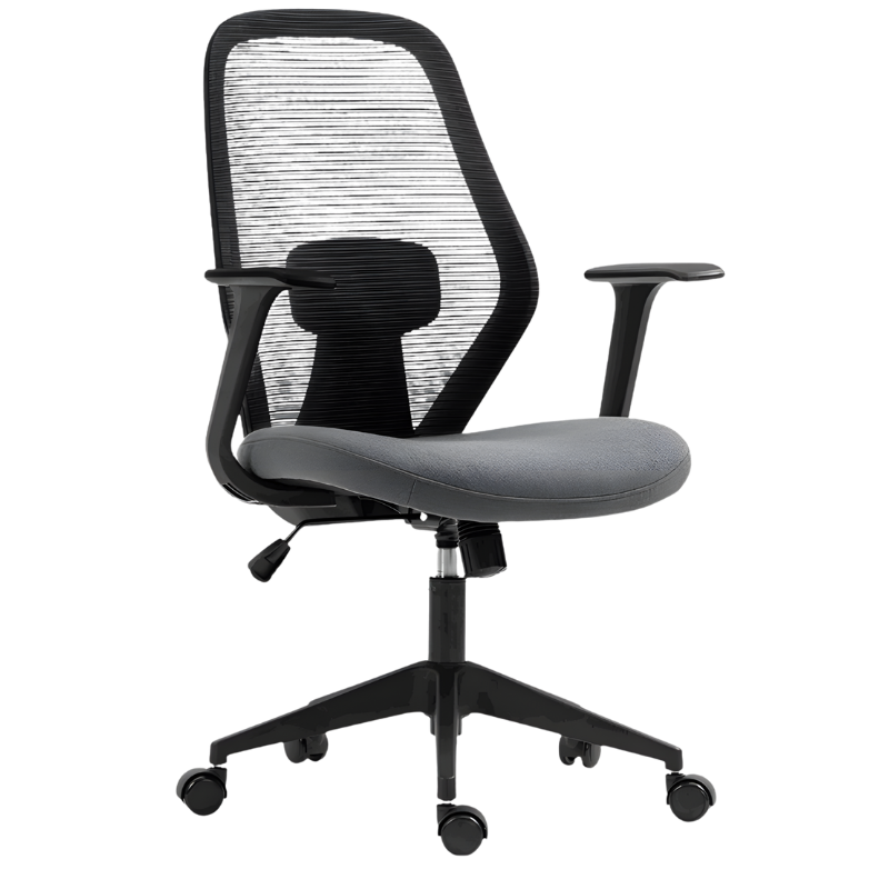 Silla ejecutiva modelo AC-20 NN con asiento acolchado Aura Muebles
