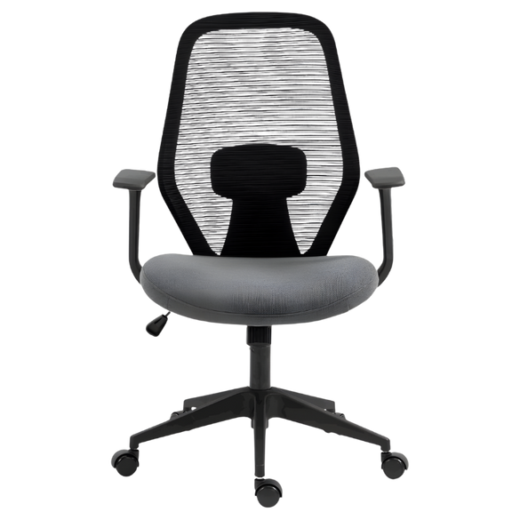 Silla ejecutiva AC-20 NN con respaldo ergonómico de Aura Muebles vista frontal