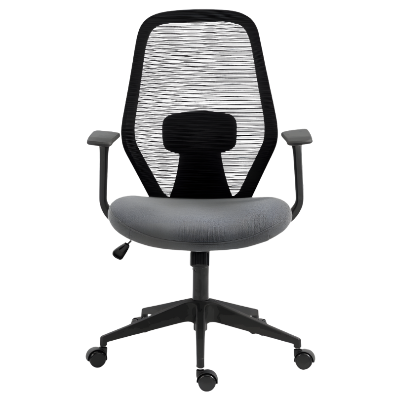Silla ejecutiva AC-20 NN con respaldo ergonómico de Aura Muebles vista frontal