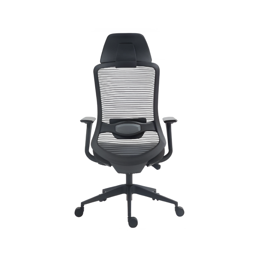 La silla ejecutiva AC-30NN de Aura Muebles brinda confort y diseño ergonómico, ideal para oficinas modernas que buscan estilo, calidad y productividad diaria.