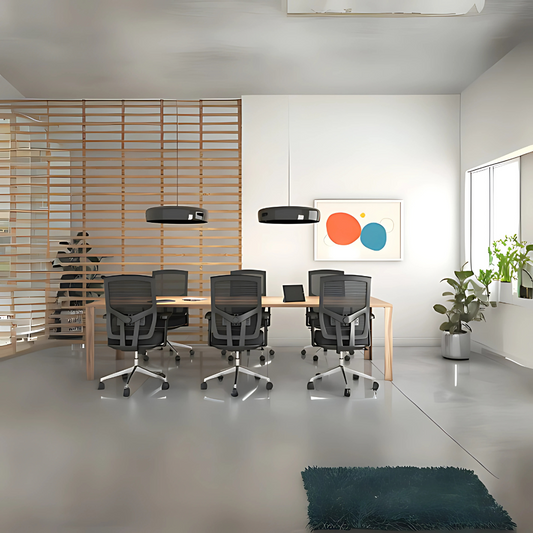La silla ejecutiva AIKO OHE-703 en color negro de Aura Muebles es perfecta para una oficina elegante y funcional. Brinda comodidad y soporte durante largas horas de trabajo.