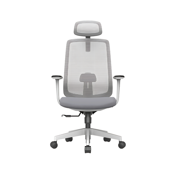 Descubre la silla ejecutiva modelo APOLO A de Aura Muebles, diseñada para brindar comodidad en el trabajo. Con base giratoria de 360 grados y soporte lumbar ajustable.