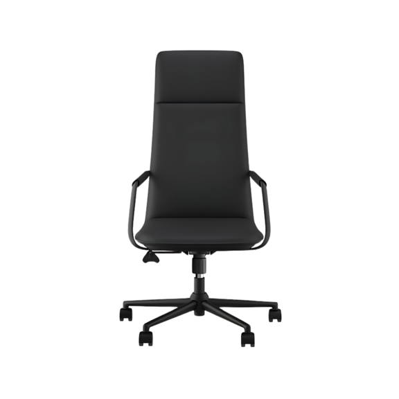 Descubre la elegante y ergonómica silla ejecutiva modelo BOND con respaldo alto de Aura Muebles. Ideal para brindar confort y distinción en oficinas modernas y profesionales.