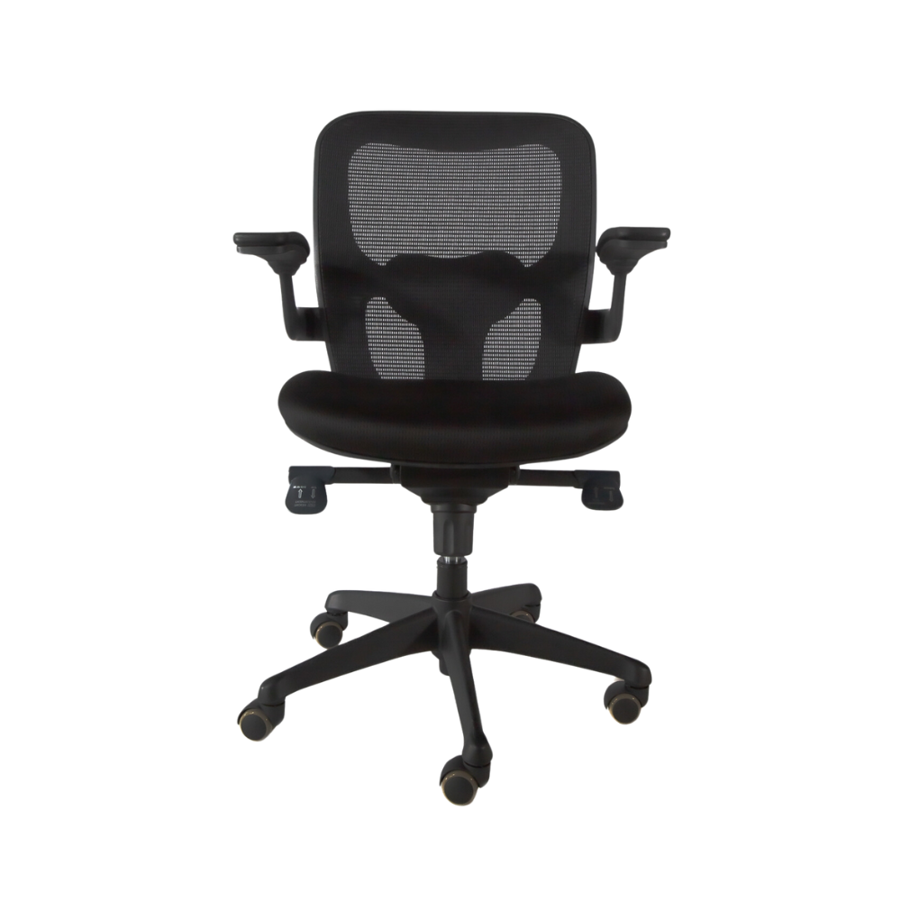 Encuentra la silla ejecutiva perfecta para tu lugar de trabajo en Aura Muebles. El modelo BOND sin cabecera combina comodidad y apoyo ergonómico para tu trabajo.