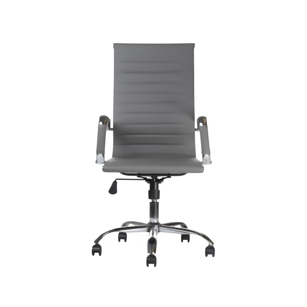 Descubra la comodidad y elegancia de la silla ejecutiva modelo CIDRO A en color Gris. Experimente la calidad con su asiento acolchado y soporte lumbar ajustable.