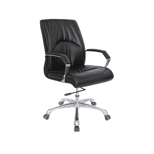 Silla Ejecutiva Modelo CINAI OHE-303, está diseñada para ofrecer más comodidad y adecuar la postura para mejora su productividad. Conócela en Aura Muebles.