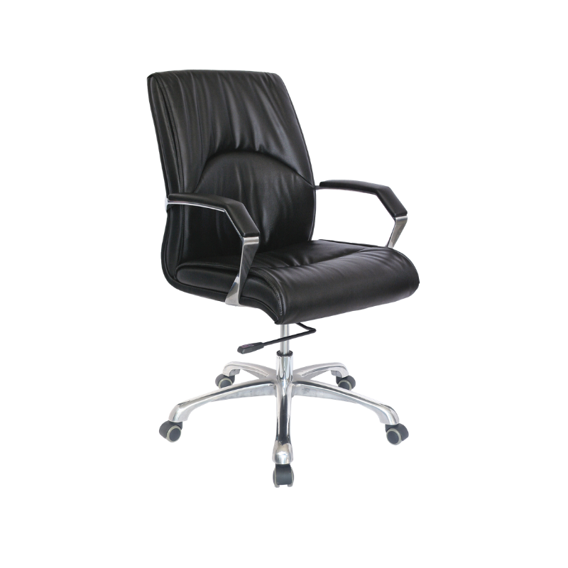 Silla Ejecutiva Modelo CINAI OHE-303, está diseñada para ofrecer más comodidad y adecuar la postura para mejora su productividad. Conócela en Aura Muebles.