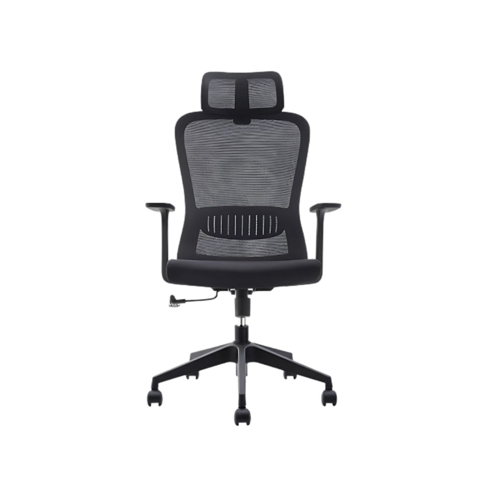 Descubre la comodidad y el estilo de la silla ejecutiva modelo COZY OHE-175 de Aura Muebles. Diseñada ergonómicamente para brindarte el máximo confort durante tus largas jornadas de trabajo.