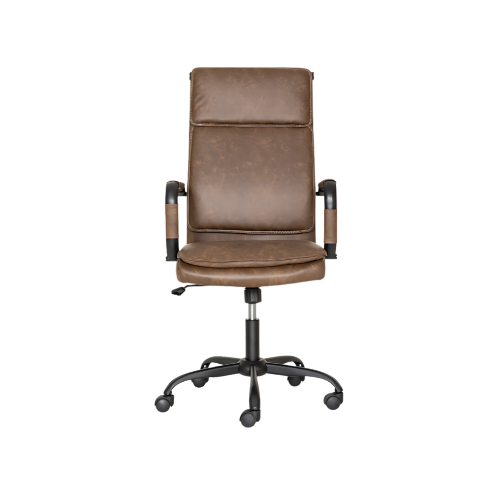 Encuentra la silla ejecutiva ideal para tu espacio de trabajo en Aura Muebles. Nuestro modelo GA-005-A te ofrece una postura ergonómica y cómoda.