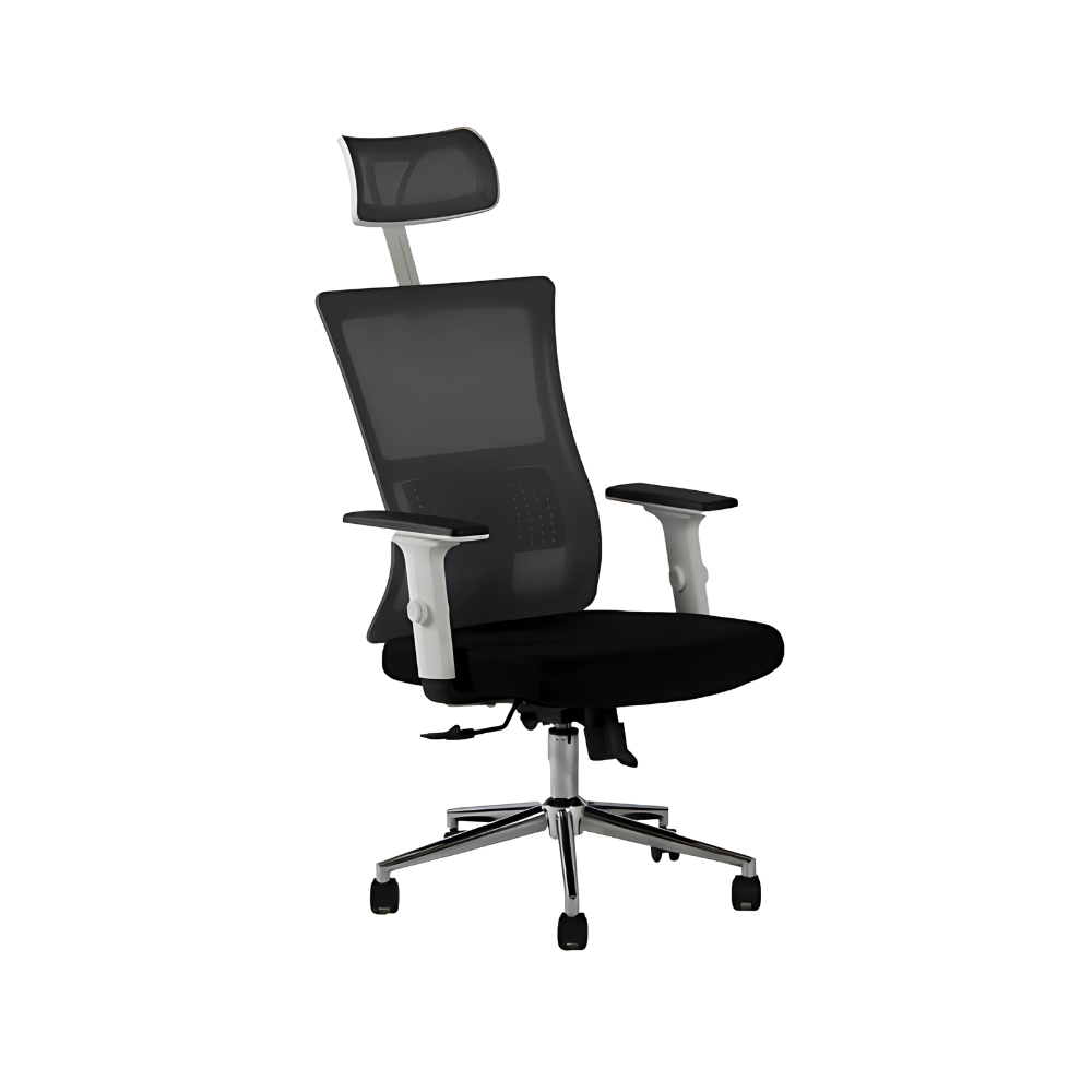 Descubre nuestra silla ejecutiva modelo GIRONA, diseñada para brindarte la máxima comodidad mientras trabajas. Con un diseño ergonómico y soporte óptimo para tu espalda y brazos.