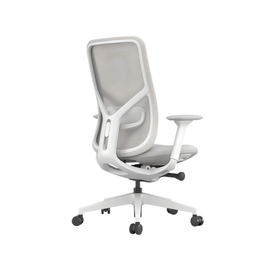 Silla Ejecutiva KHUDI OHE-44 Arena: Está diseñada para ofrecer más comodidad y adecuar la postura para mejorar su productividad. Conócela en Aura Muebles.