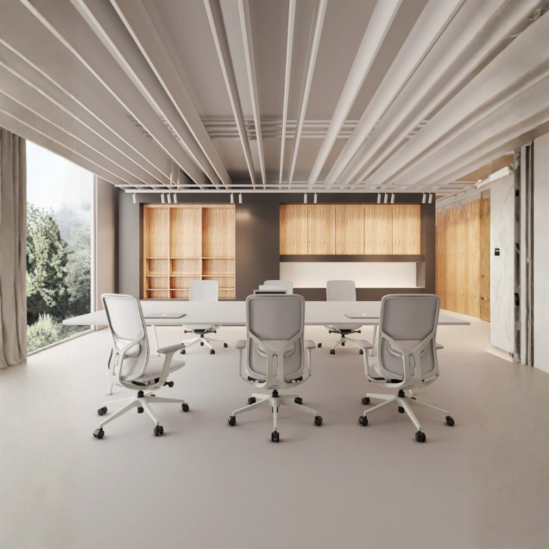 Silla Ejecutiva KHUDI OHE-44 Arena: Está diseñada para ofrecer más comodidad y adecuar la postura para mejorar su productividad. Conócela en Aura Muebles.