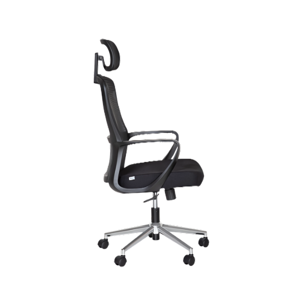 La silla ejecutiva LK-20CC de Aura Muebles combina ergonomía, estilo y resistencia, perfecta para oficinas que buscan confort y productividad en su mobiliario.