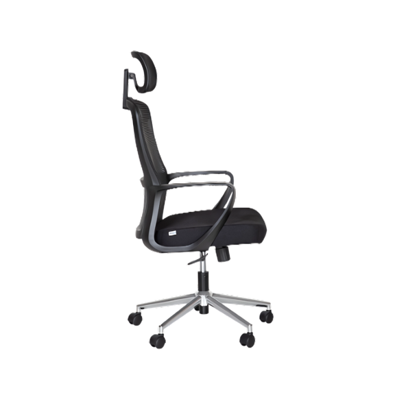 La silla ejecutiva LK-20CC de Aura Muebles combina ergonomía, estilo y resistencia, perfecta para oficinas que buscan confort y productividad en su mobiliario.