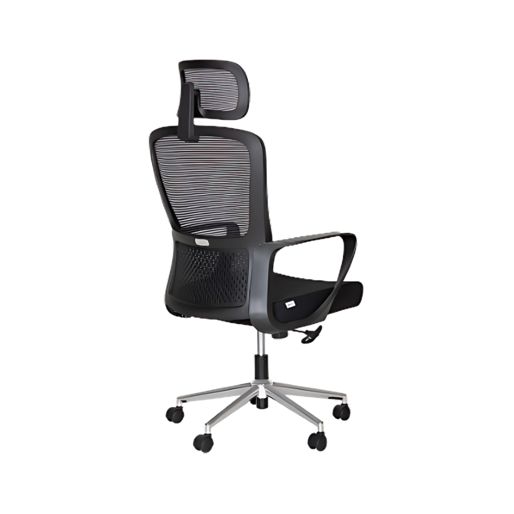 La silla ejecutiva LK-20CC de Aura Muebles combina ergonomía, estilo y resistencia, perfecta para oficinas que buscan confort y productividad en su mobiliario.
