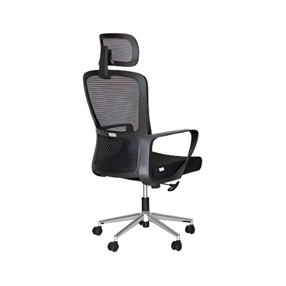 La silla ejecutiva LK-20CC de Aura Muebles combina ergonomía, estilo y resistencia, perfecta para oficinas que buscan confort y productividad en su mobiliario.