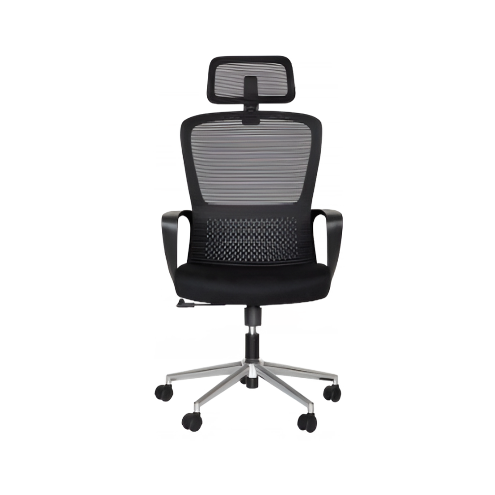 La silla ejecutiva LK-20CC de Aura Muebles combina ergonomía, estilo y resistencia, perfecta para oficinas que buscan confort y productividad en su mobiliario.