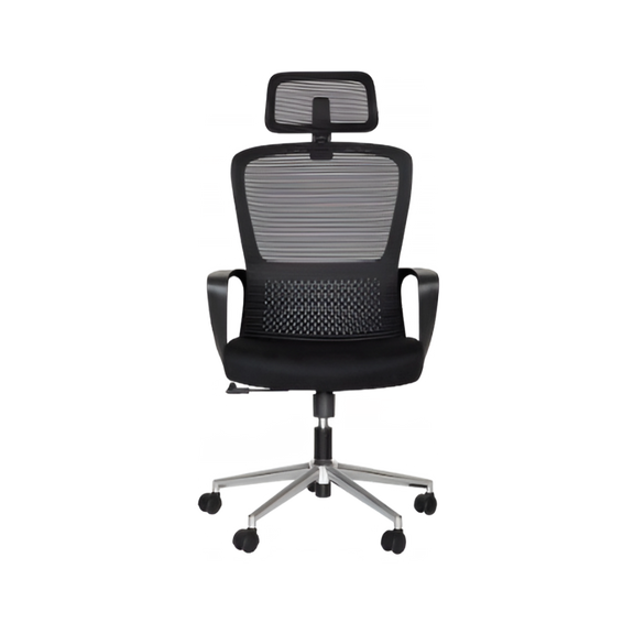 La silla ejecutiva LK-20CC de Aura Muebles combina ergonomía, estilo y resistencia, perfecta para oficinas que buscan confort y productividad en su mobiliario.
