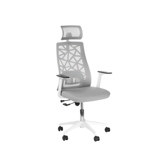 Descubre la silla ejecutiva modelo MARTE A de Aura Muebles, ideal para brindar funcionalidad en tu oficina. Con ajuste de altura y respaldo contorneado para jornadas de trabajo más productivas.