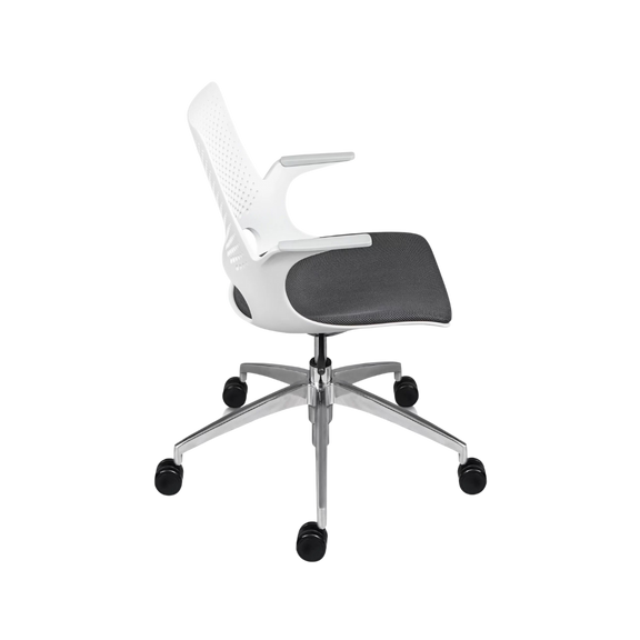 Encuentra la silla ejecutiva perfecta para tu oficina en Aura Muebles. La silla ejecutiva Medellín en color Gris ofrece comodidad con soporte lumbar ajustable y reposabrazos acolchados.