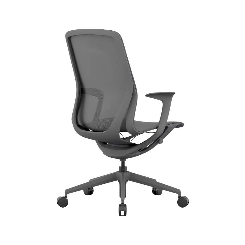Silla Ejecutiva NET OHE-503 Gris: Está diseñada para ofrecer más comodidad y adecuar la postura para mejorar su productividad. Conócela en Aura Muebles.