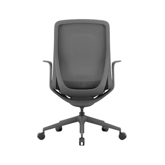 Silla Ejecutiva NET OHE-503 Gris: Está diseñada para ofrecer más comodidad y adecuar la postura para mejorar su productividad. Conócela en Aura Muebles.
