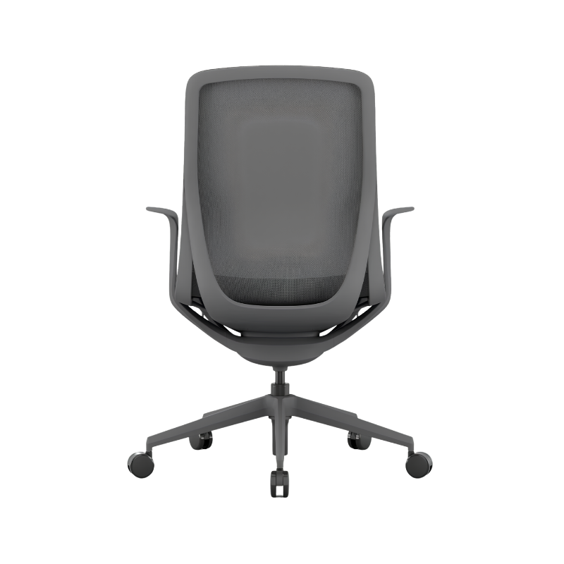 Silla Ejecutiva NET OHE-503 Gris: Está diseñada para ofrecer más comodidad y adecuar la postura para mejorar su productividad. Conócela en Aura Muebles.