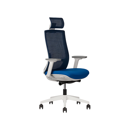 Descubre la elegante y ergonómica silla ejecutiva modelo POLAR con respaldo alto de Aura Muebles. Brinda comodidad y estilo a tus espacios de trabajo profesionales.