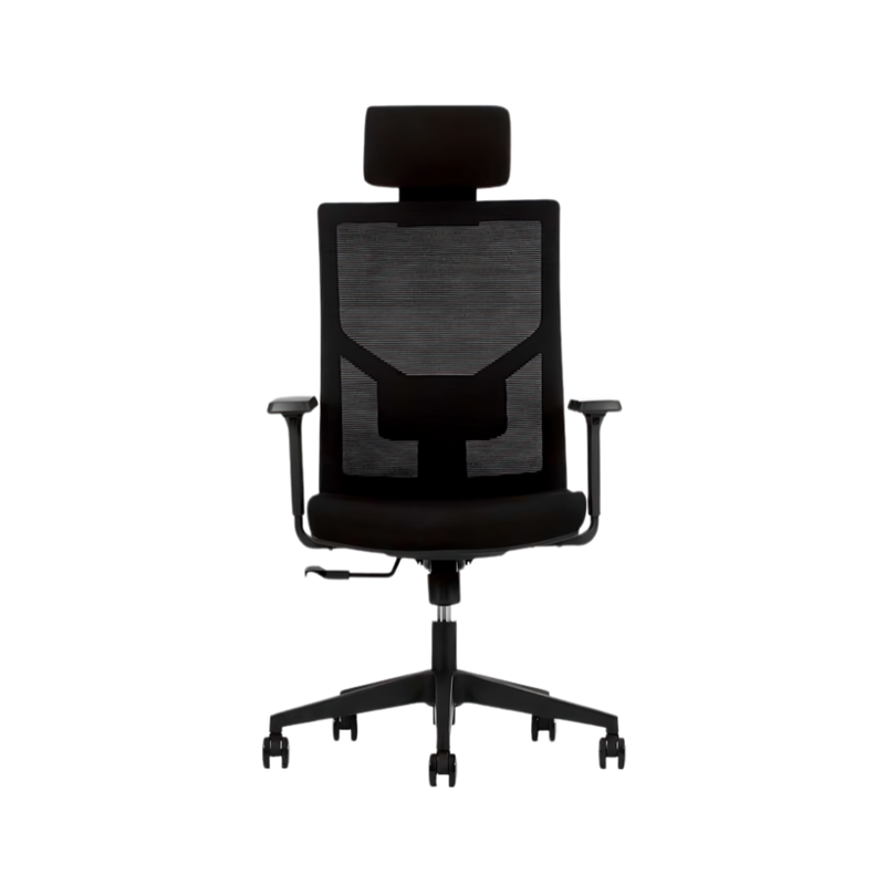 Descubre la silla ejecutiva modelo SCREEN con respaldo alto de Aura Muebles. Diseño ergonómico y sofisticado que brinda comodidad y soporte en tus jornadas laborales.