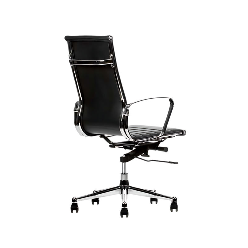 Encuentra la silla ejecutiva modelo SKIN I respaldo alto en Aura Muebles. Combina estilo y comodidad para brindarte un soporte ergonómico y duradero durante tus jornadas laborales.