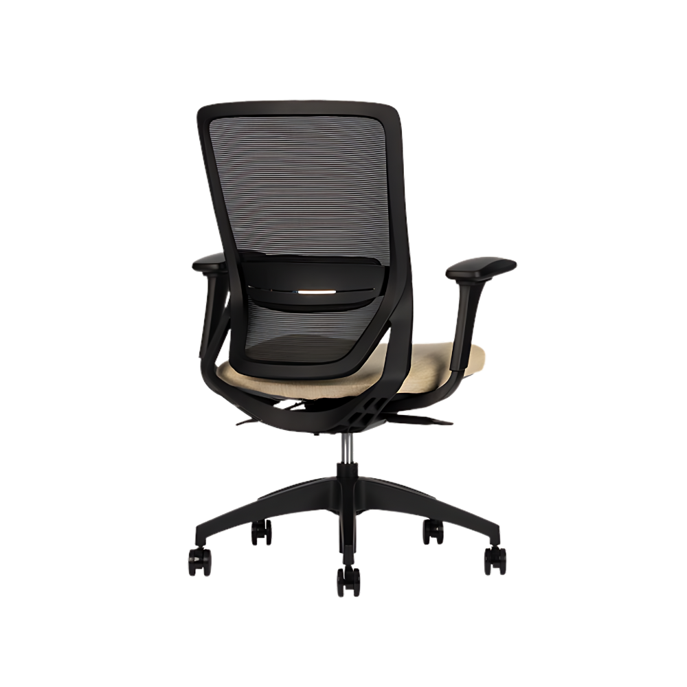 Descubre la silla ejecutiva modelo SOUL BLACK respaldo bajo de Aura Muebles. Combina diseño moderno y funcionalidad para brindar confort y estilo en tu espacio de trabajo profesional.