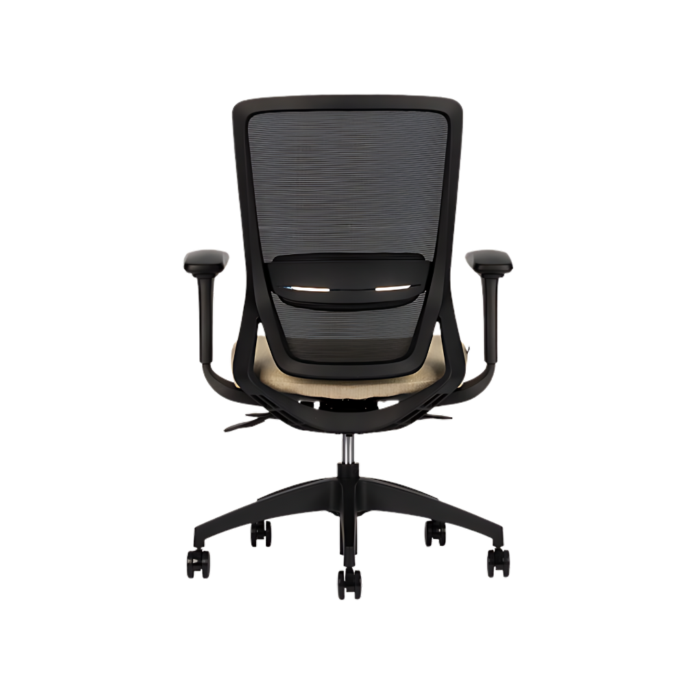 Descubre la silla ejecutiva modelo SOUL BLACK respaldo bajo de Aura Muebles. Combina diseño moderno y funcionalidad para brindar confort y estilo en tu espacio de trabajo profesional.