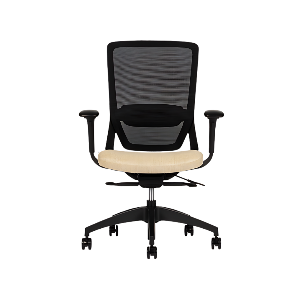 Descubre la silla ejecutiva modelo SOUL BLACK respaldo bajo de Aura Muebles. Combina diseño moderno y funcionalidad para brindar confort y estilo en tu espacio de trabajo profesional.