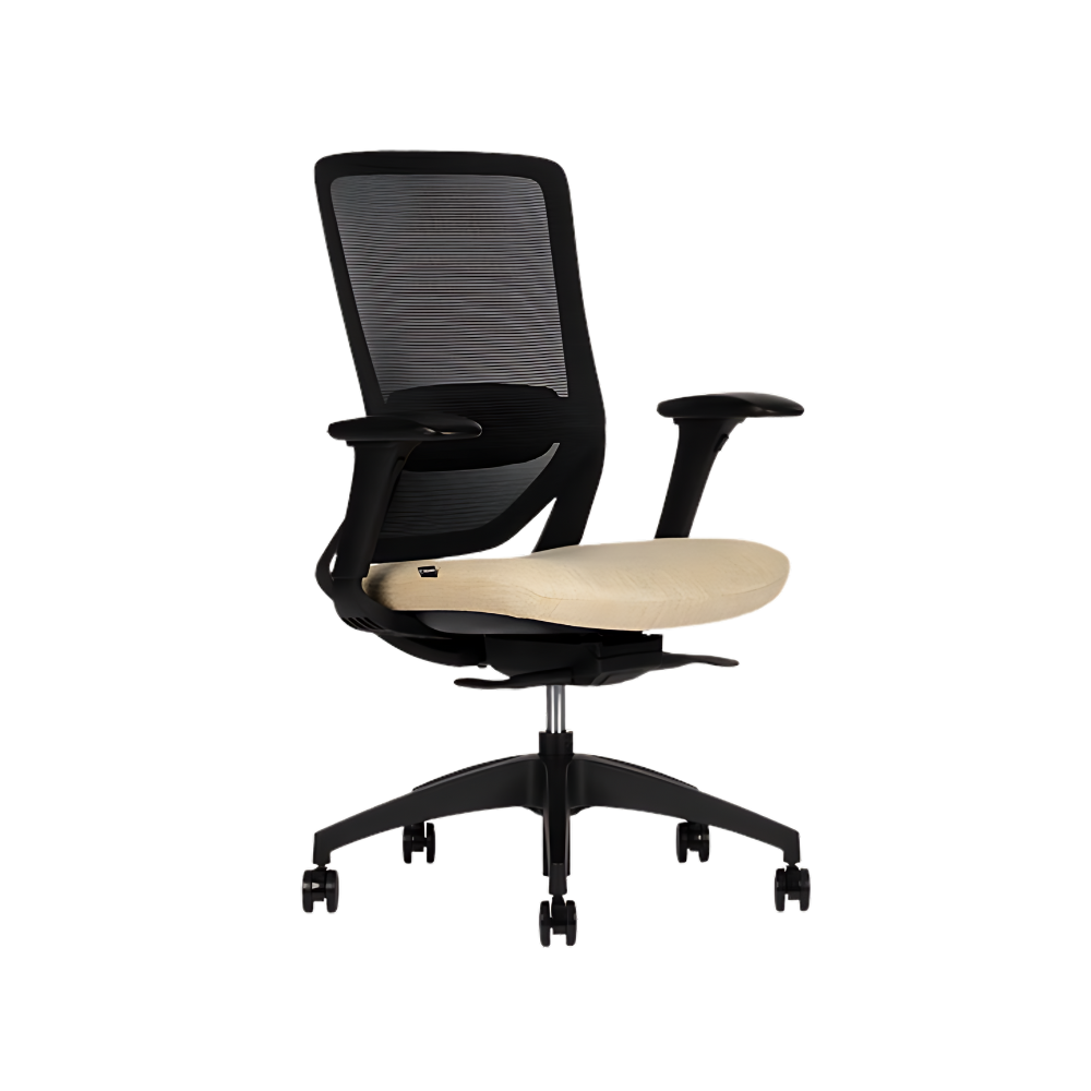 Descubre la silla ejecutiva modelo SOUL BLACK respaldo bajo de Aura Muebles. Combina diseño moderno y funcionalidad para brindar confort y estilo en tu espacio de trabajo profesional.