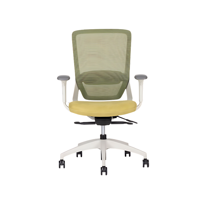 Descubre la silla ejecutiva modelo SOUL WHITE respaldo bajo de Aura Muebles. Combina diseño contemporáneo y ergonomía para brindar comodidad y estilo en tus espacios de trabajo sofisticados.