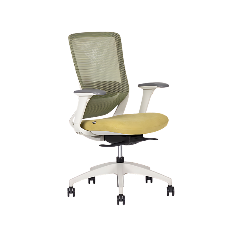 Descubre la silla ejecutiva modelo SOUL WHITE respaldo bajo de Aura Muebles. Combina diseño contemporáneo y ergonomía para brindar comodidad y estilo en tus espacios de trabajo sofisticados.