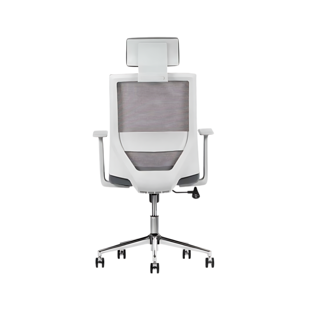 Descubre la silla ejecutiva modelo VISION GRAY respaldo alto de Aura Muebles. Combina diseño elegante y soporte ergonómico para una máxima comodidad durante tus jornadas laborales.