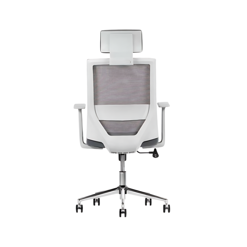 Descubre la silla ejecutiva modelo VISION GRAY respaldo alto de Aura Muebles. Combina diseño elegante y soporte ergonómico para una máxima comodidad durante tus jornadas laborales.